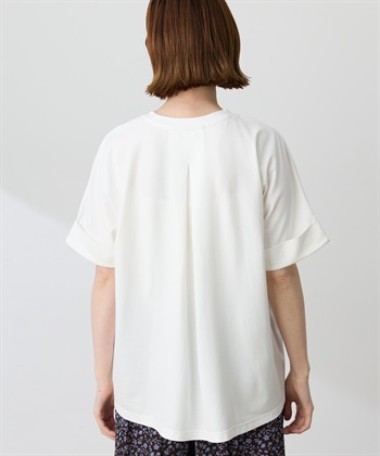 Petit Honfleur バックタックワイドTシャツ【接触冷感・UVカット・透けにくい】_subthumb_2