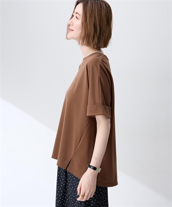 Petit Honfleur バックタックワイドTシャツ【接触冷感・UVカット・透けにくい】_subthumb_11