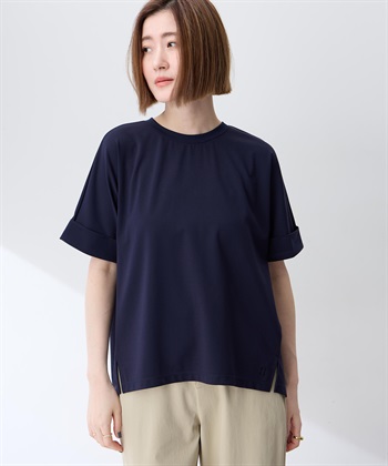 Petit Honfleur バックタックワイドTシャツ【接触冷感・UVカット・透けにくい】_subthumb_13
