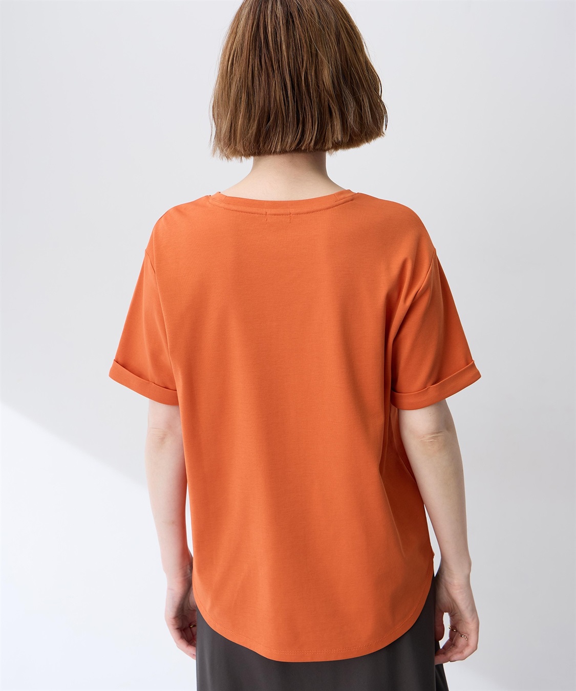 Petit Honfleur ロゴプリントTシャツ【接触冷感・UVカット・オーガニックコットンブレンド】_sub_2