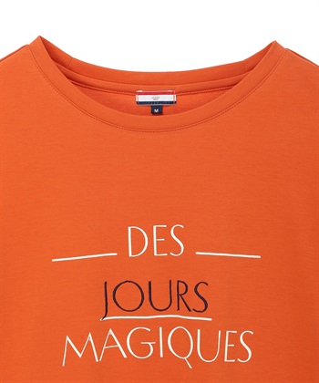 Petit Honfleur ロゴプリントTシャツ【接触冷感・UVカット・オーガニックコットンブレンド】_subthumb_17