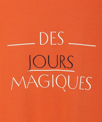 Petit Honfleur ロゴプリントTシャツ【接触冷感・UVカット・オーガニックコットンブレンド】_subthumb_20