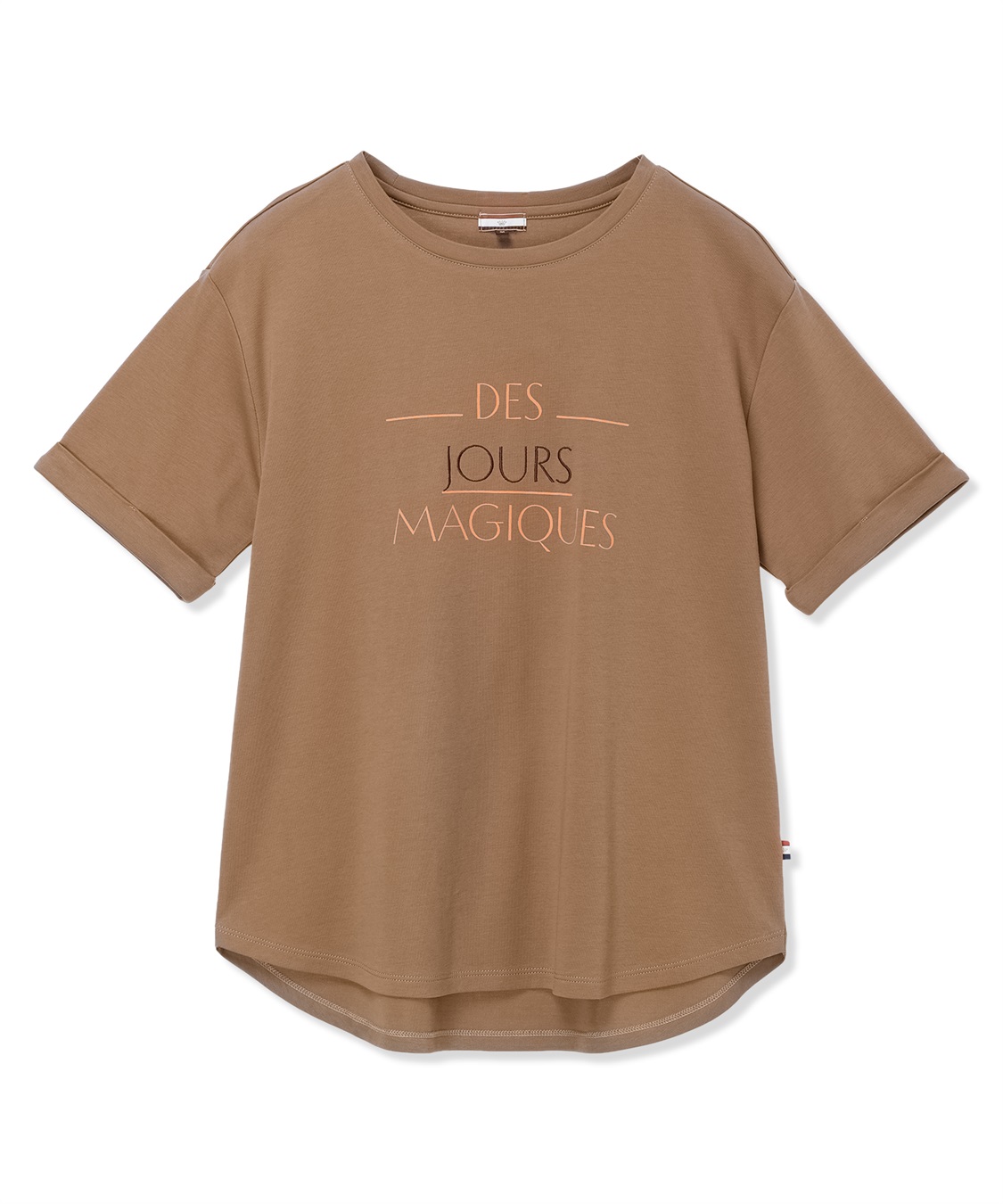 Petit Honfleur ロゴプリントTシャツ【接触冷感・UVカット・オーガニックコットンブレンド】_sub_24