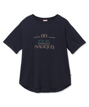 Petit Honfleur ロゴプリントTシャツ【接触冷感・UVカット・オーガニックコットンブレンド】_subthumb_25