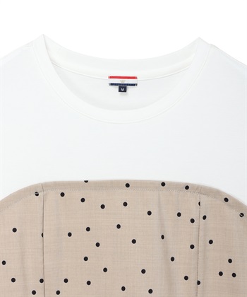 Petit Honfleur ビスチェレイヤード風Tシャツ【接触冷感・UVカット・オーガニックコットンブレンド】_subthumb_19