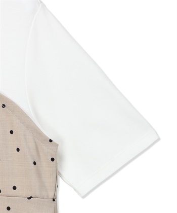 Petit Honfleur ビスチェレイヤード風Tシャツ【接触冷感・UVカット・オーガニックコットンブレンド】_subthumb_20