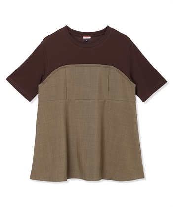Petit Honfleur ビスチェレイヤード風Tシャツ【接触冷感・UVカット・オーガニックコットンブレンド】_subthumb_24