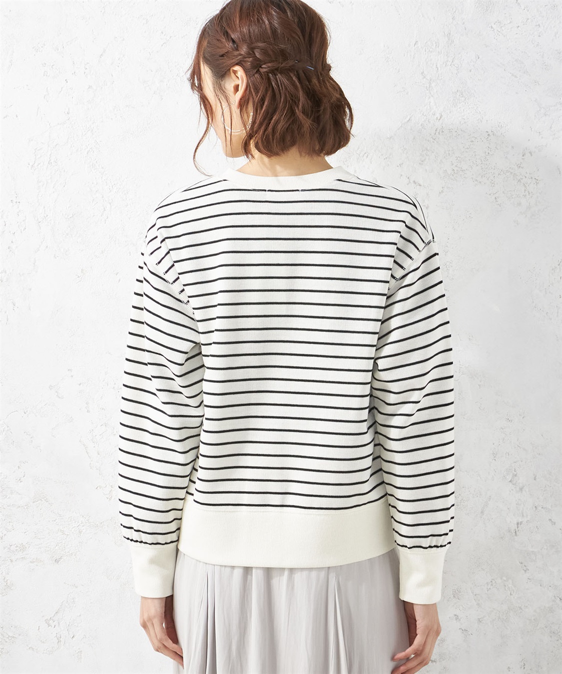 Petit Honfleur Wフェイススナップカーディガン_sub_2