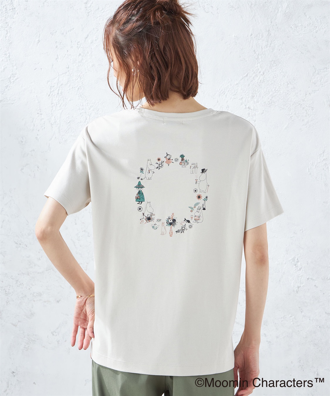 Petit Honfleur 【ムーミンコラボ】バックプリントＴシャツ_sub_2