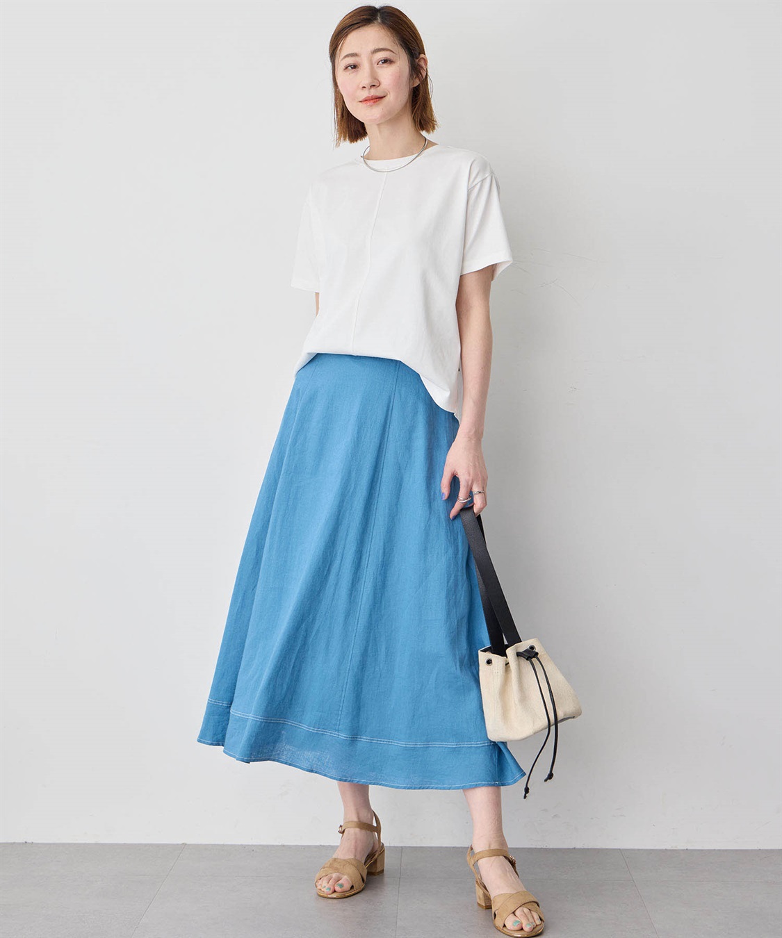 Petit Honfleur 【冷感・UVカット】ラウンドヘムTシャツ_sub_11