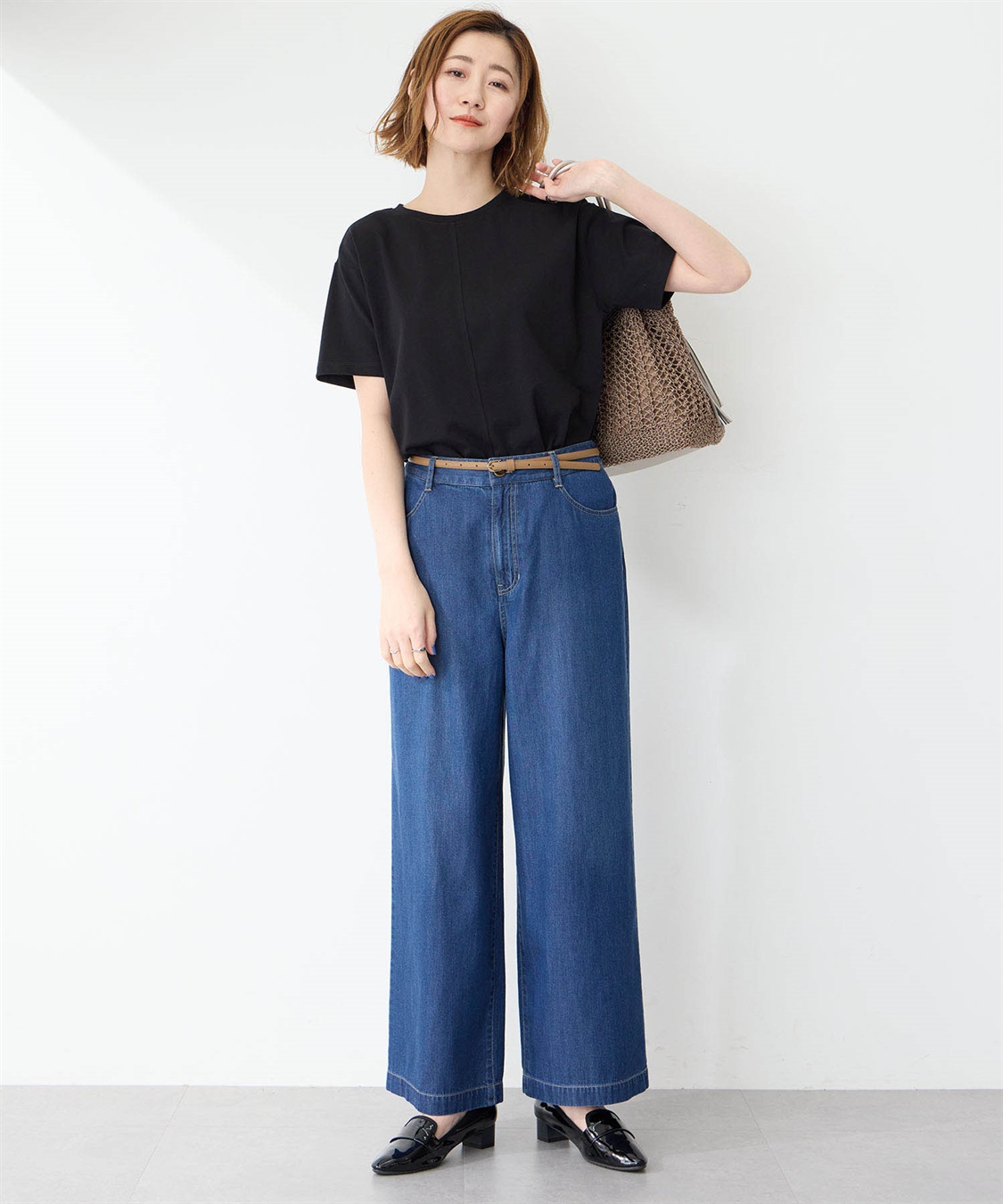 Petit Honfleur 【冷感・UVカット】ラウンドヘムTシャツ_sub_12