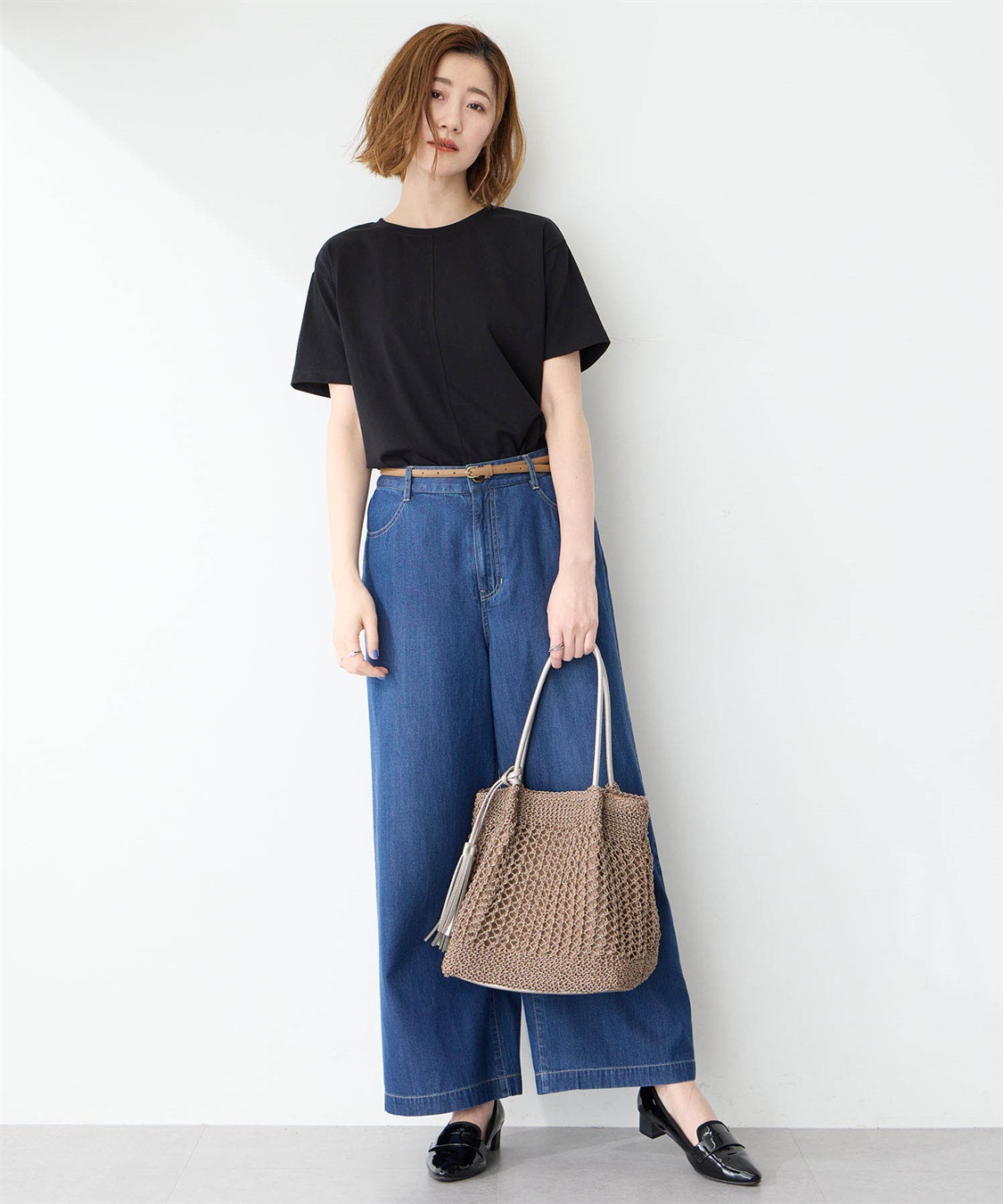 Petit Honfleur 【冷感・UVカット】ラウンドヘムTシャツ_sub_14