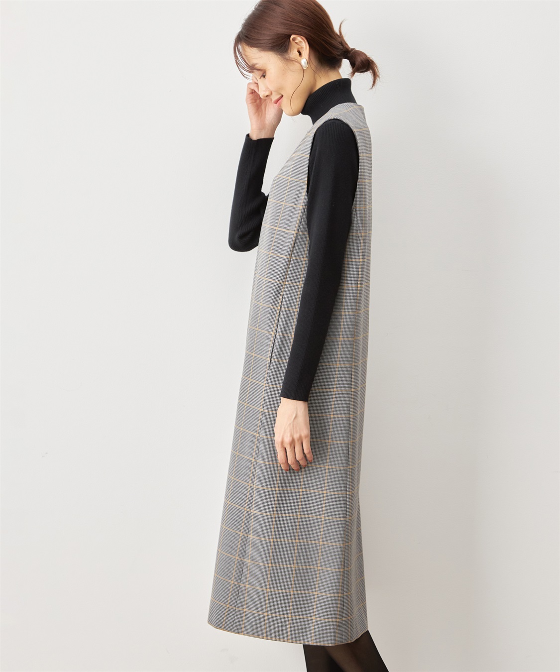 Petit Honfleur キーネックジャンパースカート_sub_1