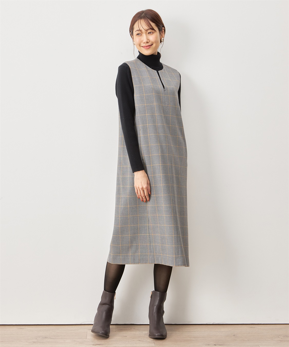 Petit Honfleur キーネックジャンパースカート_sub_9