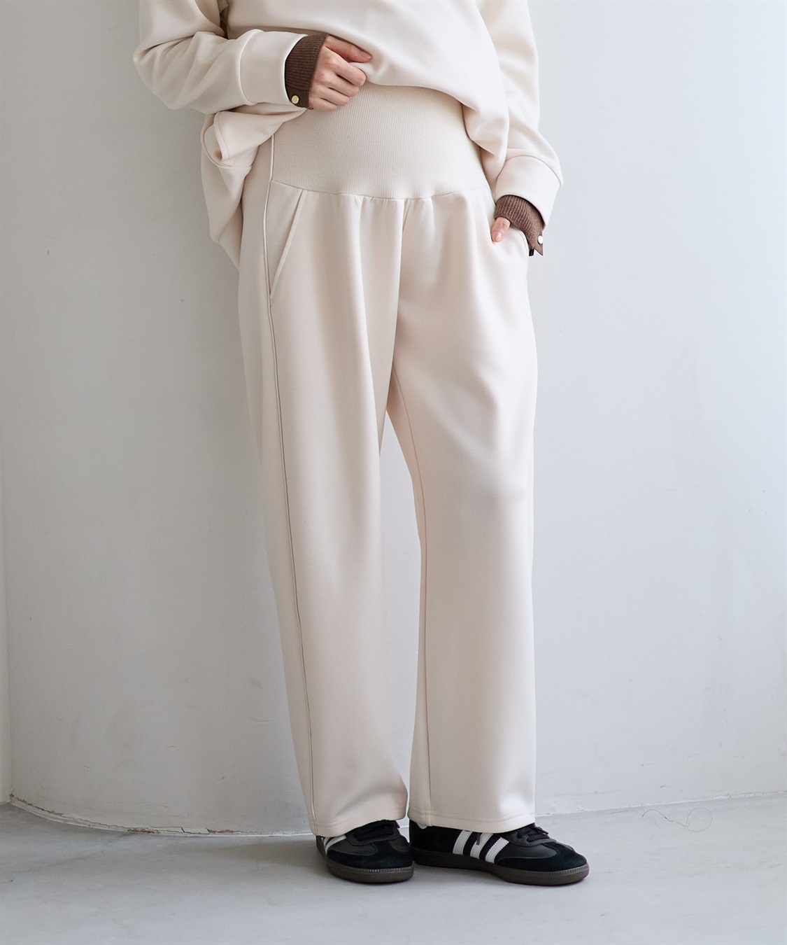 Rosemadame 【セットアップ可】ダンボールカーブパンツ（マタニティ～産後）妊婦服 産前・産後対応_sub_6