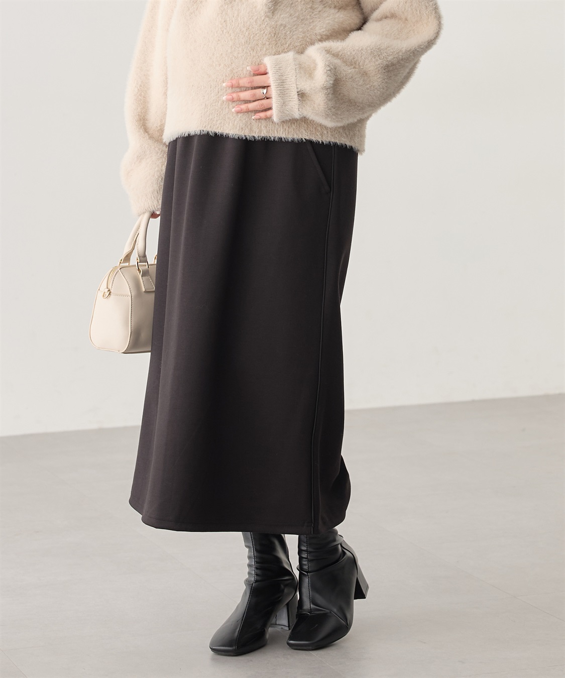 Rosemadame 【セットアップ可】ダンボールナロースカート（マタニティ/ 妊婦服）産前・産後対応）_sub_1