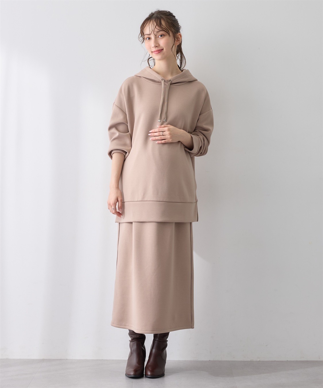 Rosemadame 【セットアップ可】ダンボールナロースカート（マタニティ/ 妊婦服）産前・産後対応）_sub_13
