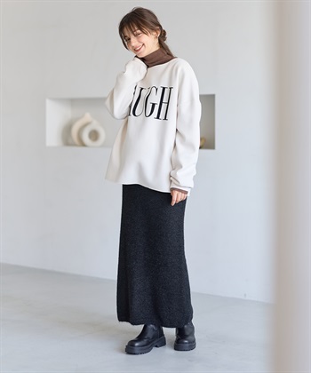 Rosemadame 微シャギーニットスカート（マタニティ～産後）妊婦服 産前・産後対応_subthumb_17