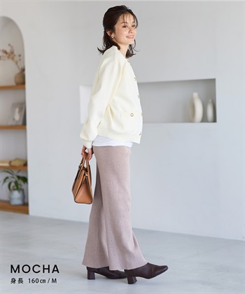 Rosemadame すっきりシルエットニットパンツ（マタニティ～産後）妊婦服 産前・産後対応・ウエスト調節紐付き_subthumb_11