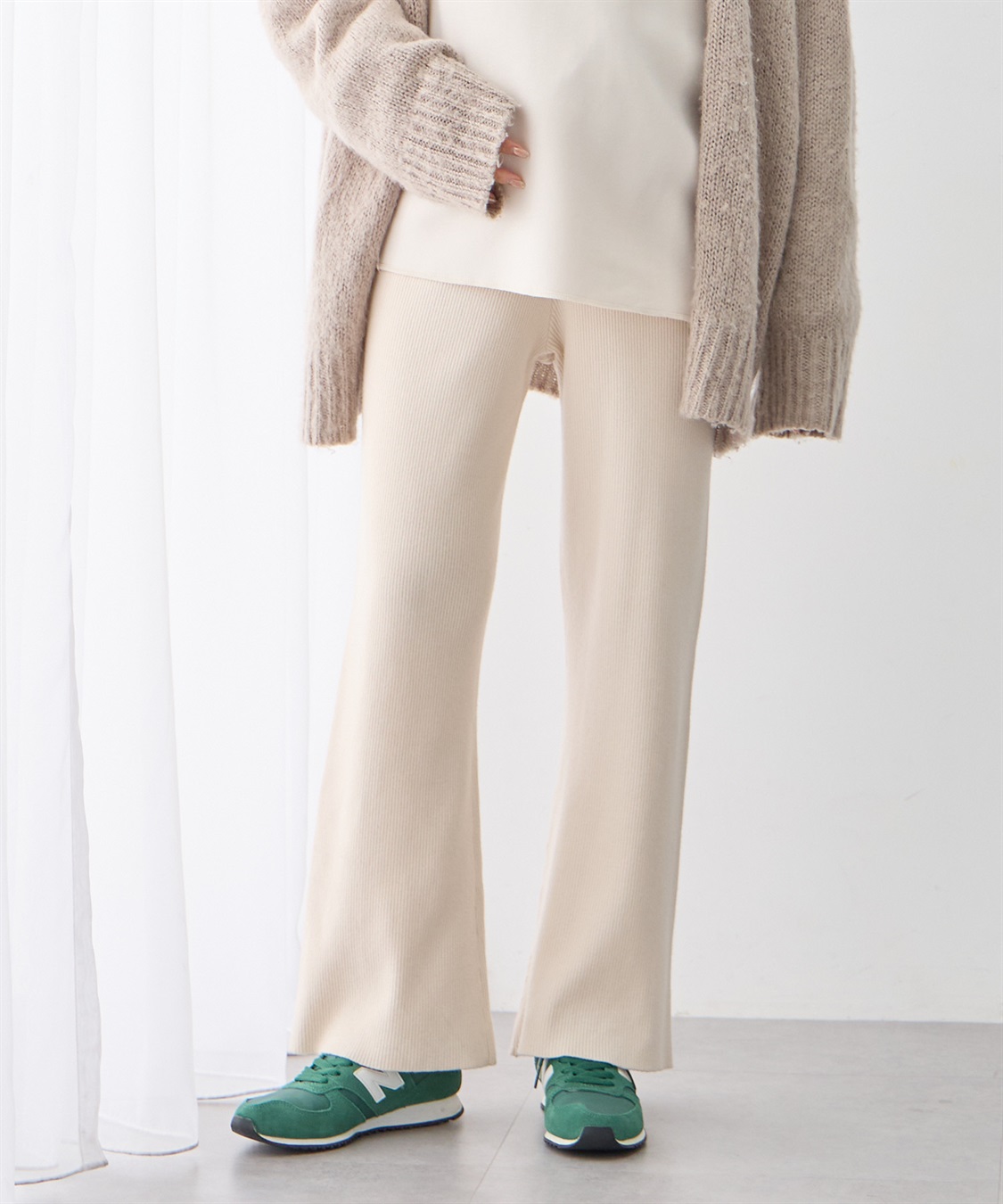 Rosemadame すっきりシルエットニットパンツ（マタニティ～産後）妊婦服 産前・産後対応・ウエスト調節紐付き_sub_24