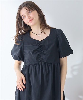 Rosemadame 	【UVカット】バルーン袖 ギャザーワンピース｜マタニティ 授乳対応 サイドファスナー 産前産後対応_subthumb_21