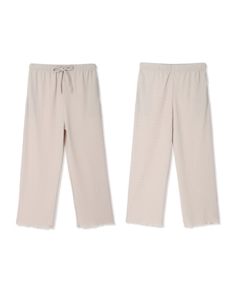 Rosemadame 【UVカット】カットジャガード マタニティワイドパンツ｜ウエスト調整可 産前産後対応（セットアップ 対応）_subthumb_26