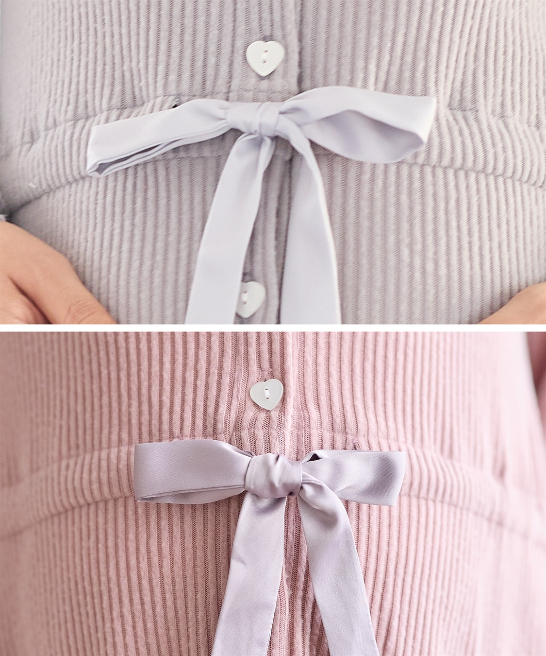 Rosemadame リブ起毛ネグリジェ/ワンピースパジャマ/ルームウェア（マタニティ/授乳服）授乳楽々 妊婦服 産前・産後対応_sub_23