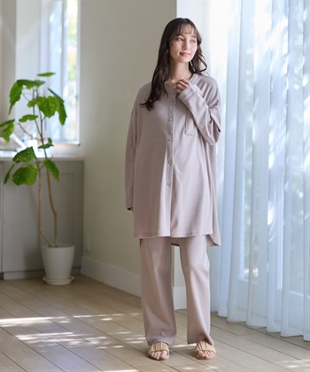 Rosemadame マタニティから産後まで ふわふわスムース無地パジャマ（マタニティ/授乳服）授乳楽々 妊婦服 産前・産後対応_subthumb_16