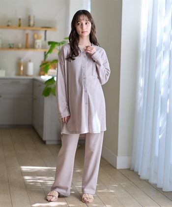 Rosemadame マタニティから産後まで ふわふわスムース無地パジャマ（マタニティ/授乳服）授乳楽々 妊婦服 産前・産後対応_subthumb_18