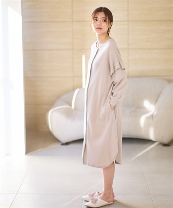 Rosemadame マタニティから産後まで ふわふわスムース無地ネグリジェ パジャマ（マタニティ/授乳服）授乳楽々 妊婦服 産前・産後対応_subthumb_14