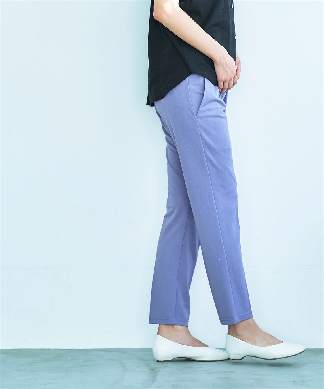 Rosemadame 接触冷感テーパードパンツ（マタニティ/授乳服）授乳楽々 妊婦服 産前・産後対応_sub_7