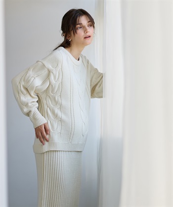 Rosemadame ニットセットアップ風授乳らくらくマタニティワンピース（マタニティ/授乳服）授乳口付き 授乳楽々 妊婦服 産前・産後対応_subthumb_8