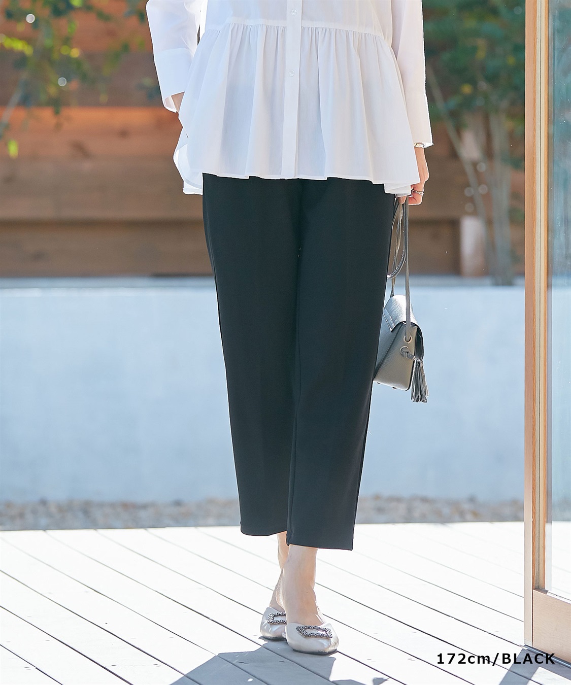 Rosemadame ハイストレッチ イージーケア テーパードパンツ（マタニティ/授乳服）妊婦服 産前・産後対応_sub_11