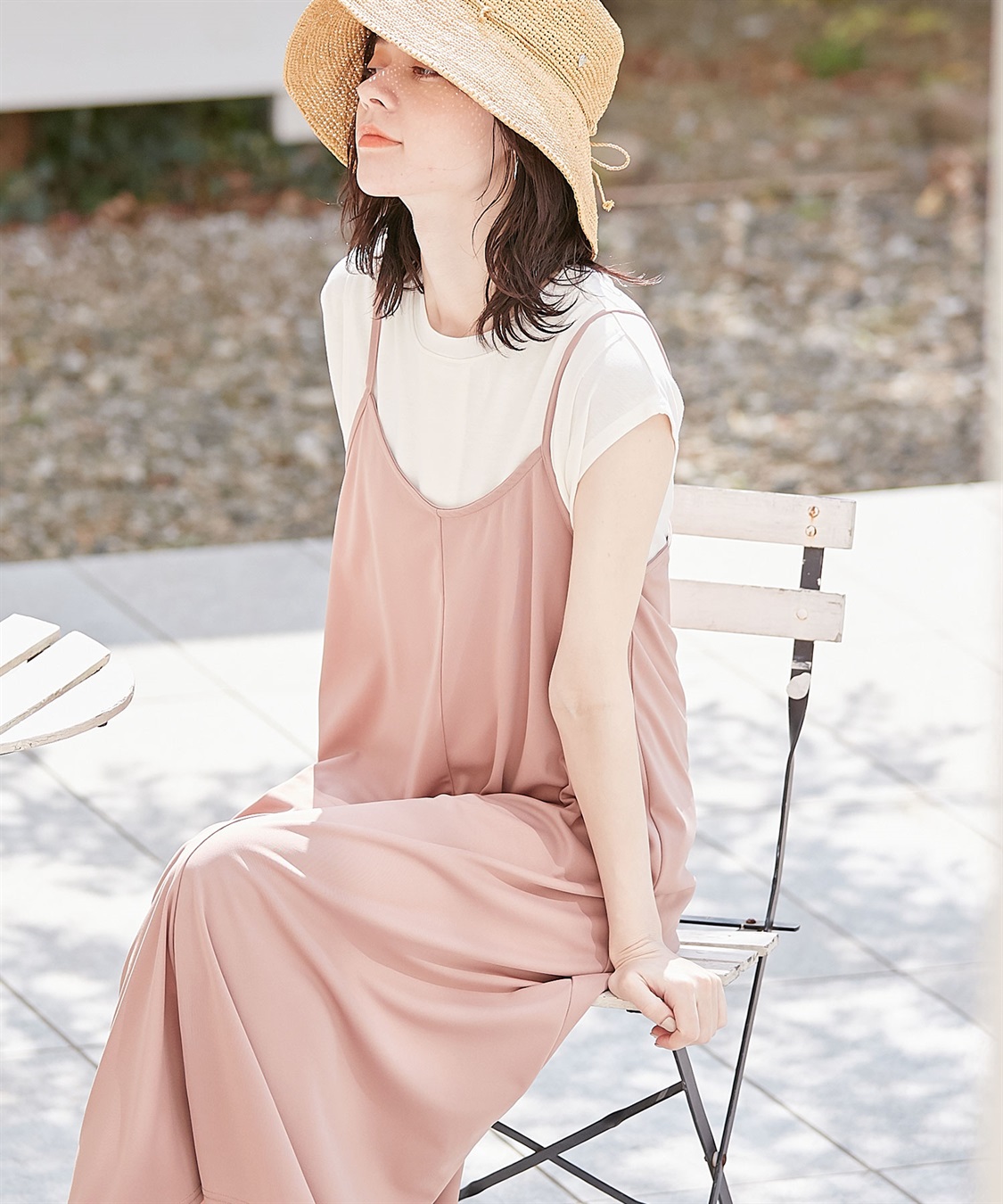 Rosemadame 【セット】汗染み防止加工トップス＆接触冷感キャミワンピ（マタニティ&授乳服）_sub_1
