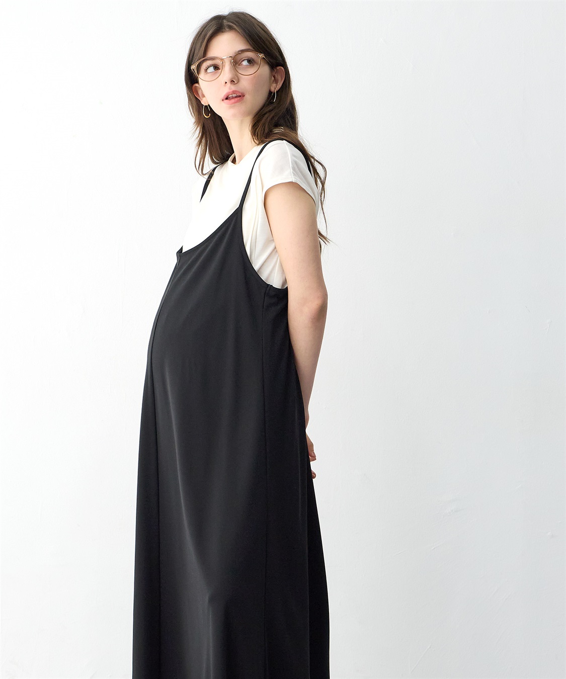 Rosemadame 【セット】汗染み防止加工トップス＆接触冷感キャミワンピ（マタニティ&授乳服）_sub_2
