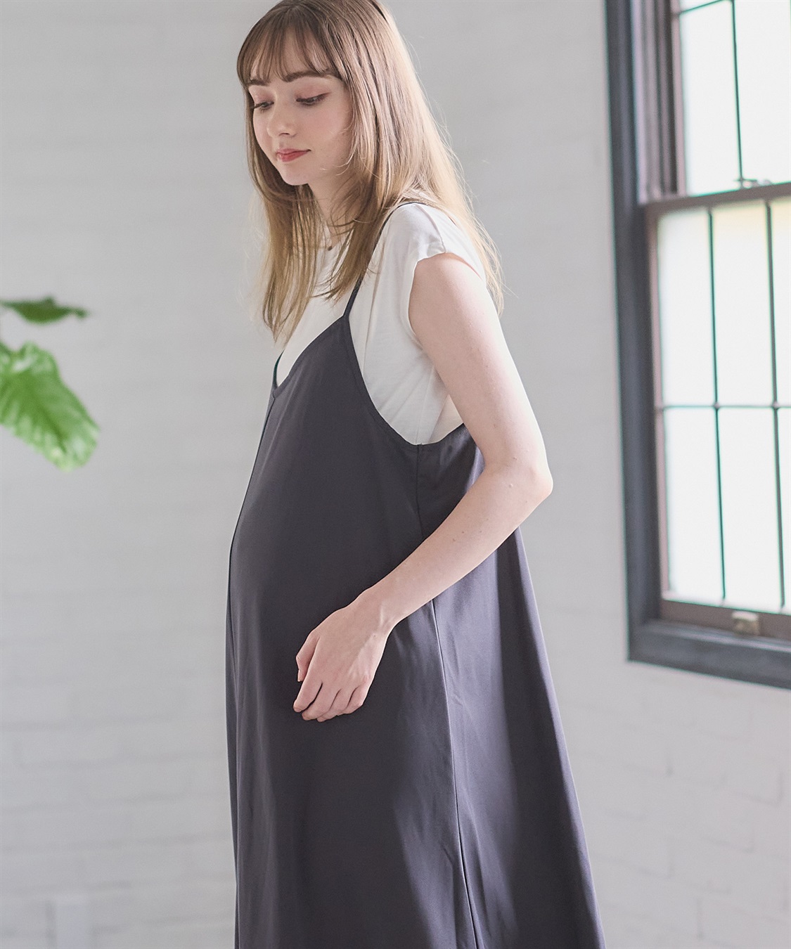 Rosemadame 【セット】汗染み防止加工トップス＆接触冷感キャミワンピ（マタニティ&授乳服）_sub_3