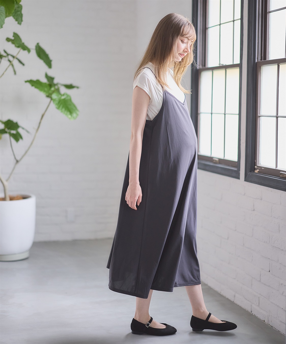 Rosemadame 【セット】汗染み防止加工トップス＆接触冷感キャミワンピ（マタニティ&授乳服）_sub_10