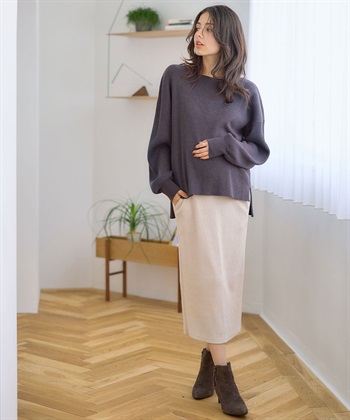 Rosemadame リブナロースカート（マタニティ~産後）妊婦服 産前・産後対応_subthumb_7