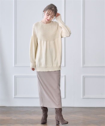 Rosemadame リブナロースカート（マタニティ~産後）妊婦服 産前・産後対応_subthumb_10