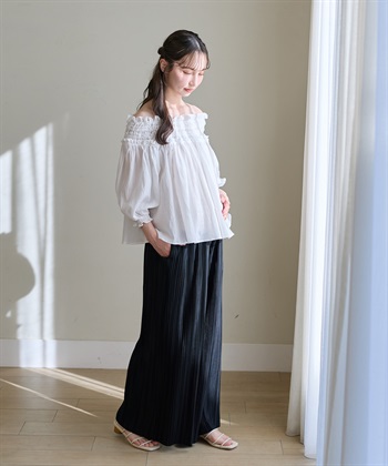 Rosemadame マイレングス プリーツマタニティパンツ（マタニティ/ 妊婦服）産前・産後対応_subthumb_12
