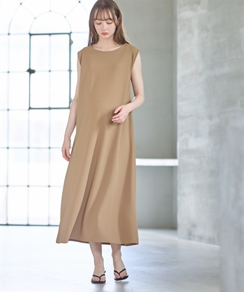 Rosemadame ニットジョーゼット ワンピース(マタニティ&授乳服）授乳口付き 授乳楽々 妊婦服 産前・産後対応_subthumb_1
