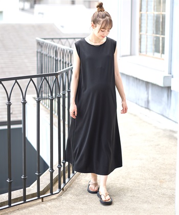 Rosemadame ニットジョーゼット ワンピース(マタニティ&授乳服）授乳口付き 授乳楽々 妊婦服 産前・産後対応_subthumb_3