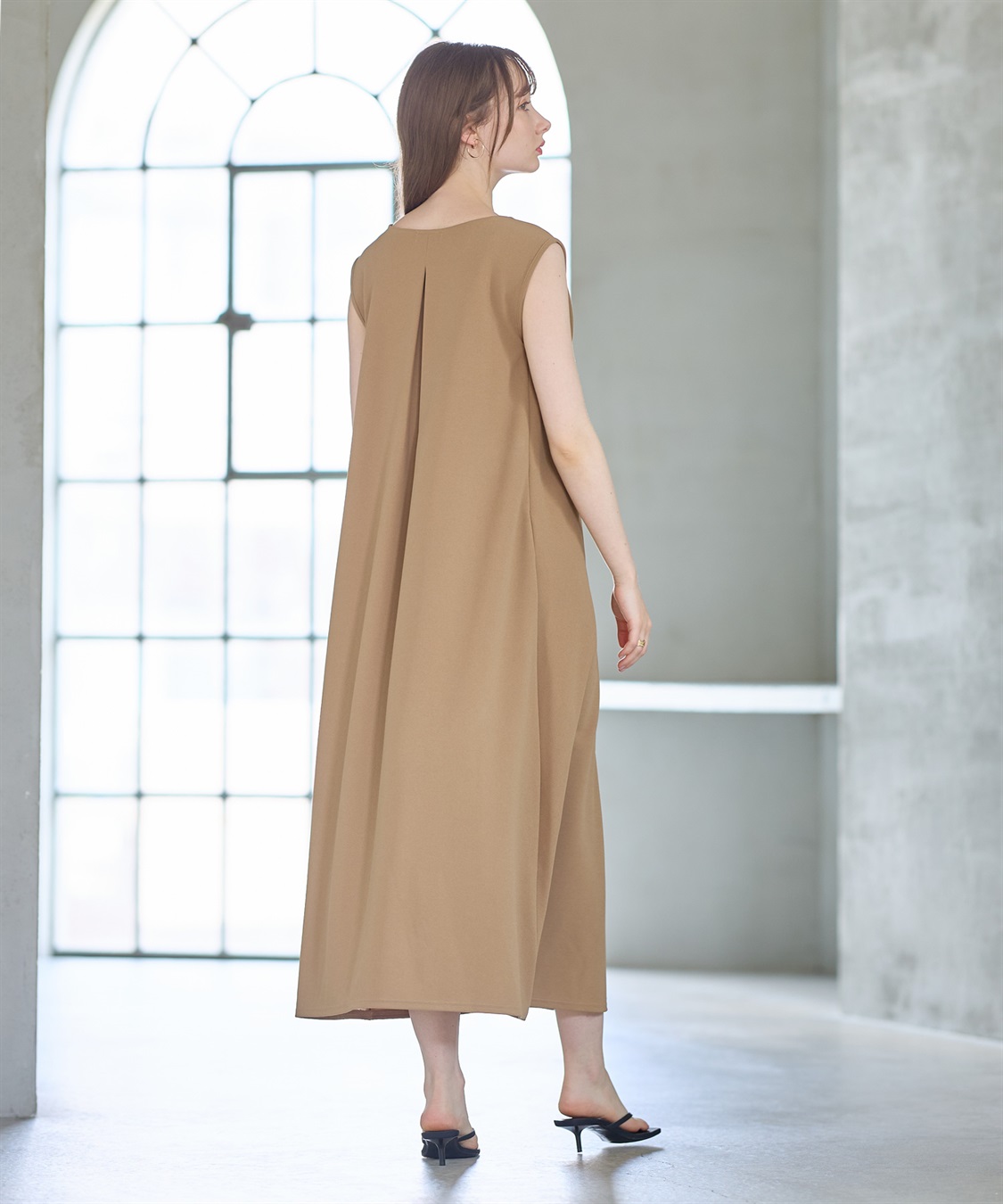 Rosemadame ニットジョーゼット ワンピース(マタニティ&授乳服）授乳口付き 授乳楽々 妊婦服 産前・産後対応_sub_9