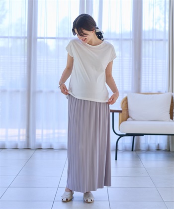 Rosemadame マイレングス プリーツマタニティスカート（マタニティ/ 妊婦服）産前・産後対応_subthumb_8