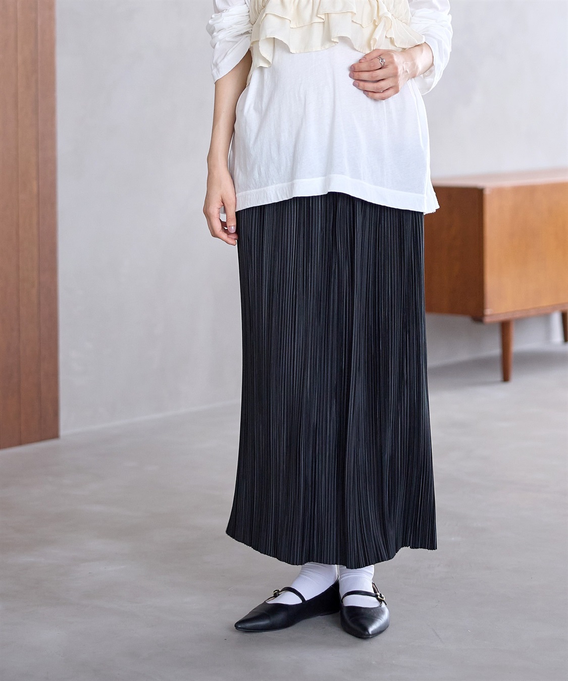 Rosemadame マイレングス プリーツマタニティスカート（マタニティ/ 妊婦服）産前・産後対応_sub_25
