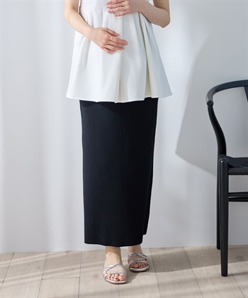 Rosemadame セルフカット リブナロースカート ロング（マタニティ~産後）妊婦服 産前・産後対応_subthumb_15