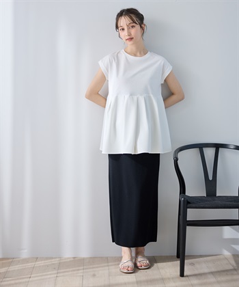 Rosemadame セルフカット リブナロースカート ロング（マタニティ~産後）妊婦服 産前・産後対応_subthumb_18
