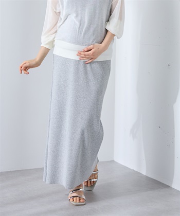 Rosemadame セルフカット リブナロースカート ロング（マタニティ~産後）妊婦服 産前・産後対応_subthumb_19