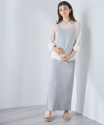Rosemadame セルフカット リブナロースカート ロング（マタニティ~産後）妊婦服 産前・産後対応_subthumb_22