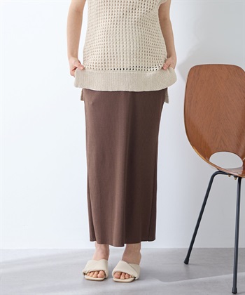 Rosemadame セルフカット リブナロースカート ロング（マタニティ~産後）妊婦服 産前・産後対応_subthumb_23